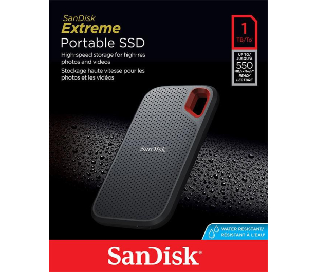 Sandisk Extreme Portable SSD 1TB USB 3.2 Gen.1 Granatowy - 417537 - zdjęcie 2